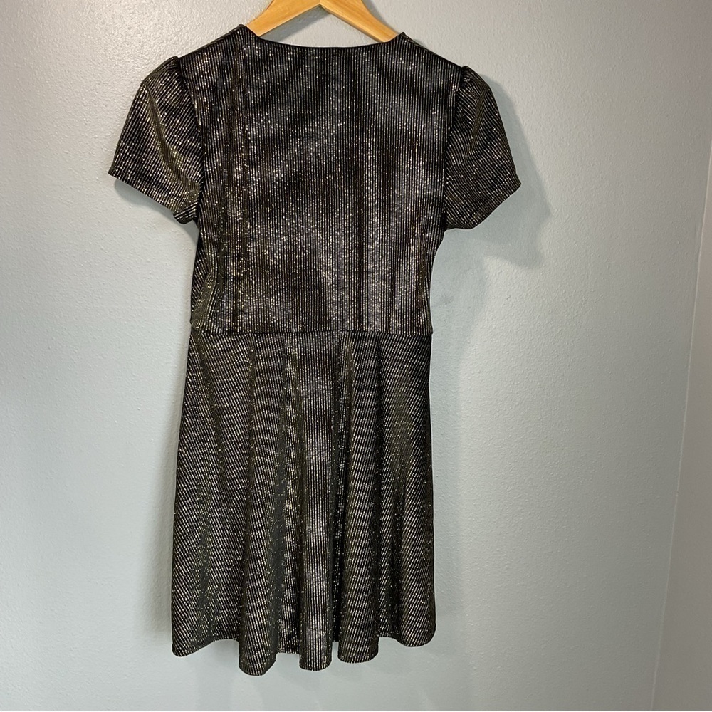 Show Me Your Mumu Women Gold/black Casual Dress Medium D126 - Picture 5 of 6